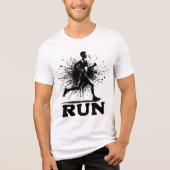 AUSFÜHREN Tri-Blend SHIRT (Vorderseite)