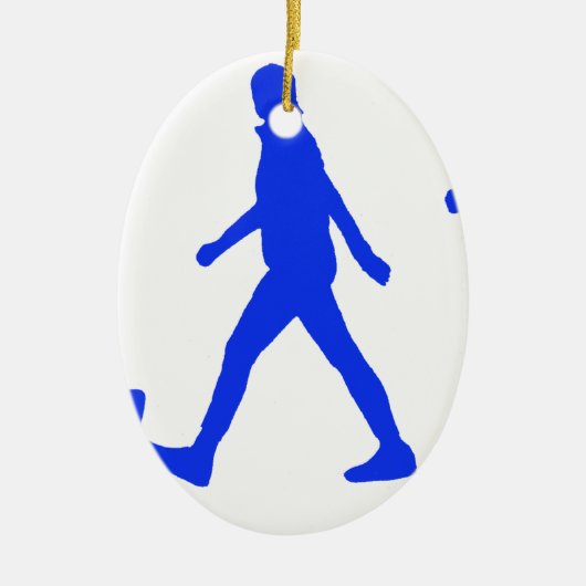Ausführen von Joggen-Ausführung Keramik Ornament (Vorne)