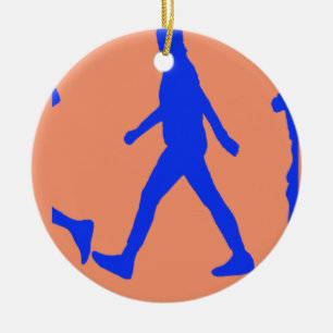 Ausführen von Joggen-Ausführung Keramik Ornament