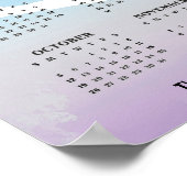 Ausführen von Joggen Design 2025 Calendar Poster (Ecke)