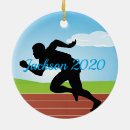 Ausführen von Joggen Sprinting Design Ornament