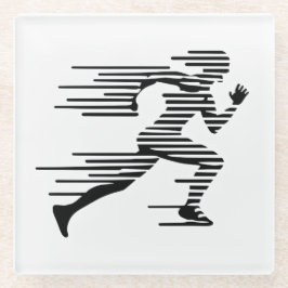 Ausführen von Silhouette-Untersetzer Glasuntersetzer