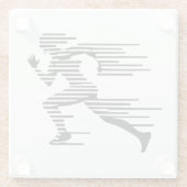 Ausführen von Silhouette-Untersetzer Glasuntersetzer (Rückseite)