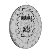 Ausführen von Sind zum Kotzen Dartscheibe (Vorderseite Links)