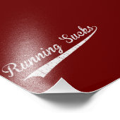 Ausführen von Sind zum Kotzen Fotodruck (Ecke)