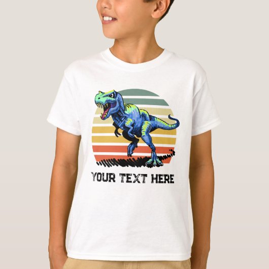 Ausführen von T-Rex-T - Shirt für benutzerdefinier (Vorderseite)