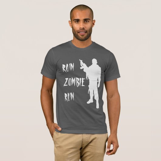 Ausführen von Zombie Run - Shirt (Vorne ganz)