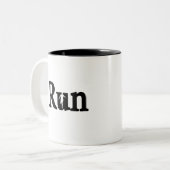 Ausführen Zweifarbige Tasse (Vorderseite Links)