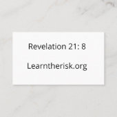 AUSFÜHRENDE Visitenkarte (Rückseite)