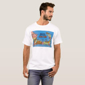 Ausführliche Auto-Karte von Cape Cod T-Shirt (Vorne ganz)