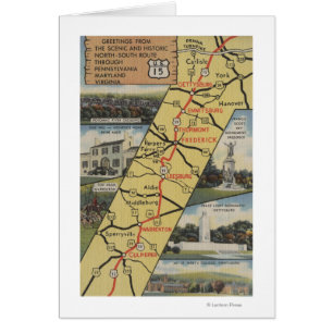 Ausführliche Postkarte von Weg 15