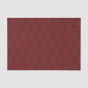 Ausführliche rote Blumentapete Seidenpapier