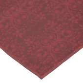 Ausführliche rote Blumentapete Tischdecke (Schrägansicht)