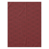 Ausführliche rote Blumentapete Tischdecke (Vorderseite)