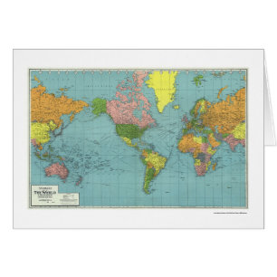 Ausführliche WWII Weltkarte 1942