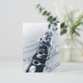 Ausführlicher Clarinet Postkarte (Stehend Vorderseite)