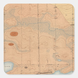 Ausführliches Geologie-Blatt XXVII Quadratischer Aufkleber