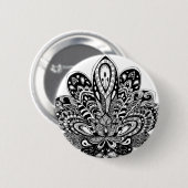 Ausführliches zendoodle Lotus Button (Vorne & Hinten)