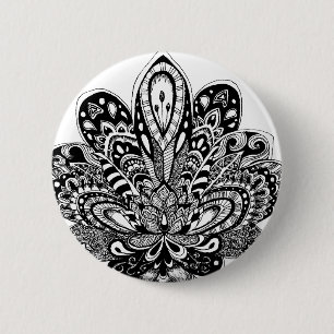 Ausführliches zendoodle Lotus Button