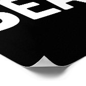 Ausführung auf Bärenzeitanzeige Poster (Ecke)