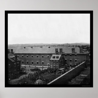 Ausführung der Verschwörer von Lincoln 1865 Poster