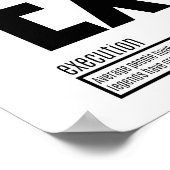 Ausführung - Grundlegende Erfolgsfaktoren Poster (Ecke)