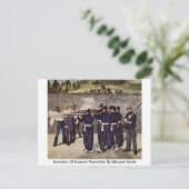 Ausführung von Kaiser Maximilian durch Edouard Man Postkarte (Stehend Vorderseite)