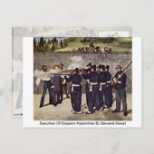 Ausführung von Kaiser Maximilian durch Edouard Man Postkarte (Vorne/Hinten)