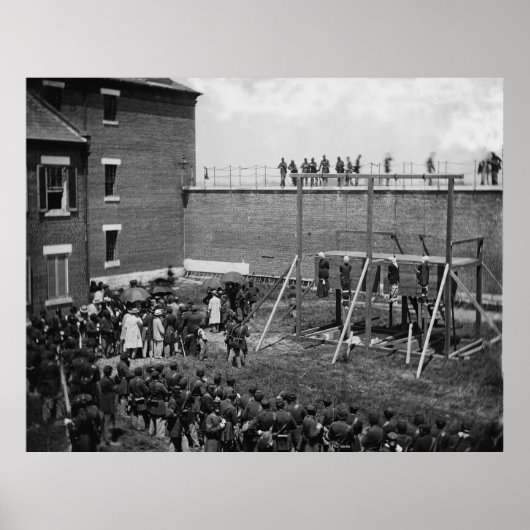 Ausführung von vier Lincoln-Verschwörern Poster (Vorne)