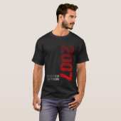 Ausgabe 2007 16. Geboren 2007 T-Shirt (Vorne ganz)
