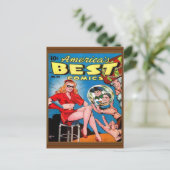 Ausgabe 25 Best Superhero Comic America Postkarte (Stehend Vorderseite)
