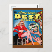 Ausgabe 25 Best Superhero Comic America Postkarte (Vorne/Hinten)