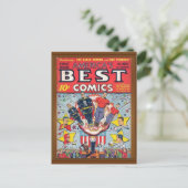 Ausgabe: Amerikas beste Comicen-Cover Postkarte (Stehend Vorderseite)
