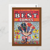 Ausgabe: Amerikas beste Comicen-Cover Postkarte (Vorne/Hinten)