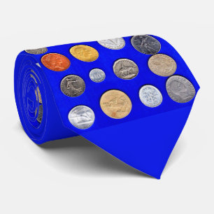 Ausgabe ausländischer Münzen Krawatte