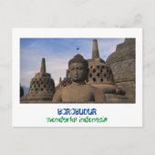 Ausgabe Borobudur Postkarte (Vorderseite)