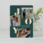 Ausgabe der Joy Foil Holiday Card Folieneinladung (Stehend vorne)