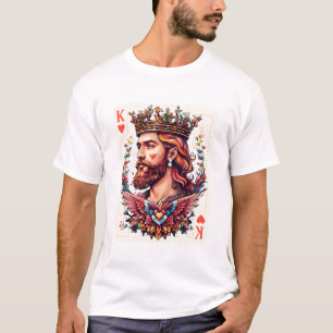 Ausgabe der "King of Hearts Card" T-Shirt