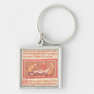 Ausgabe "des Buches der Operation" durch Rogier de Schlüsselanhänger