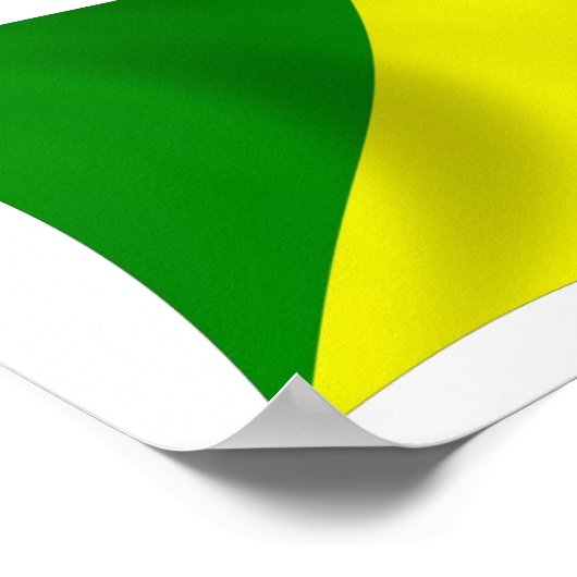 Ausgabe des Flaggenplakats der Republik Kongo Poster (Ecke)