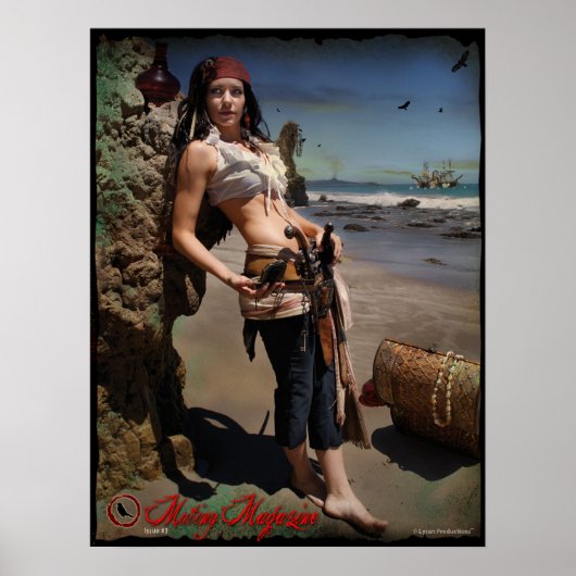 Ausgabe des Mutiny Magazine 3 Back Cover Pinup (gr Poster (Vorne)