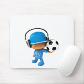 Ausgabe des Peekaboo-Superstarfußballs Mousepad (Mit Mouse)
