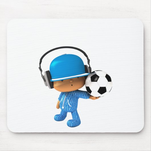 Ausgabe des Peekaboo-Superstarfußballs Mousepad (Vorne)
