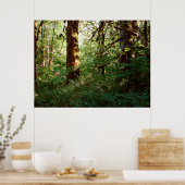 Ausgabe des verzauberten Waldposters Poster (Küche)