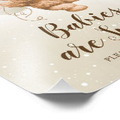 Ausgabe eines neutralen Teddybären-Leckerei-Tabell Fotodruck (Ecke)