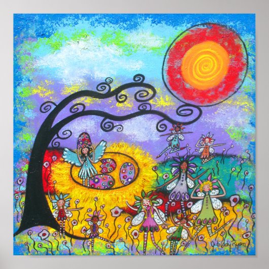 Ausgabe von Springtime Fairies Poster (Vorne)