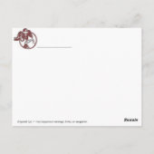 Ausgabekarte a postkarte (Rückseite)