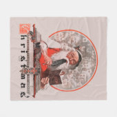 Ausgaben des Weihnachtsmanns Fleecedecke (Vorderseite (Horizontal))