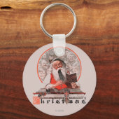 Ausgaben des Weihnachtsmanns Schlüsselanhänger (Vorderseite)