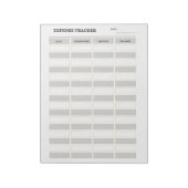 Ausgabenverfolger Notizblock (Rotiert)